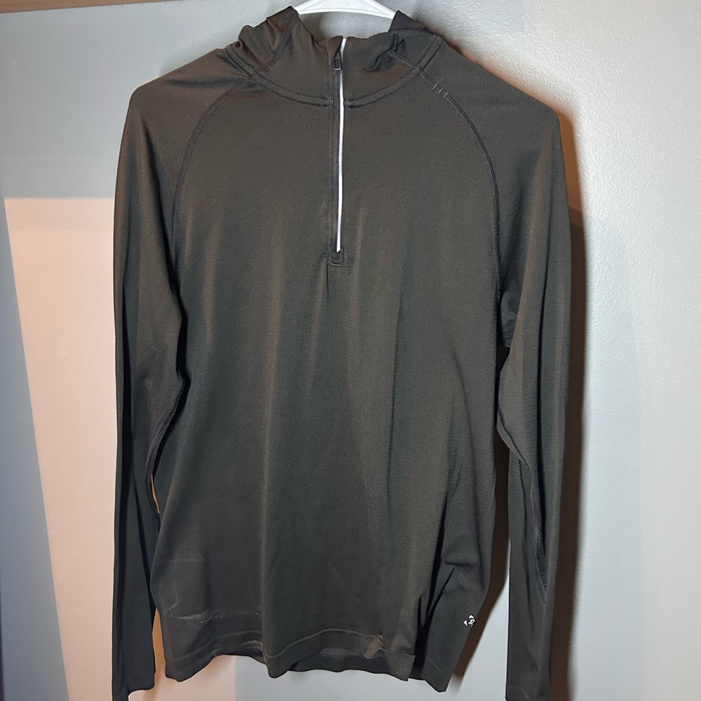 Kylie Black Hooded Quarter Zip